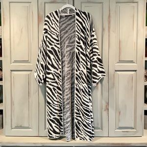 Zebra Duster Sweater